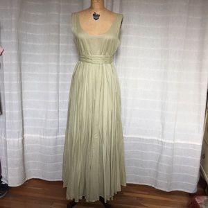J Crew Full Length Circle Skirt Dress